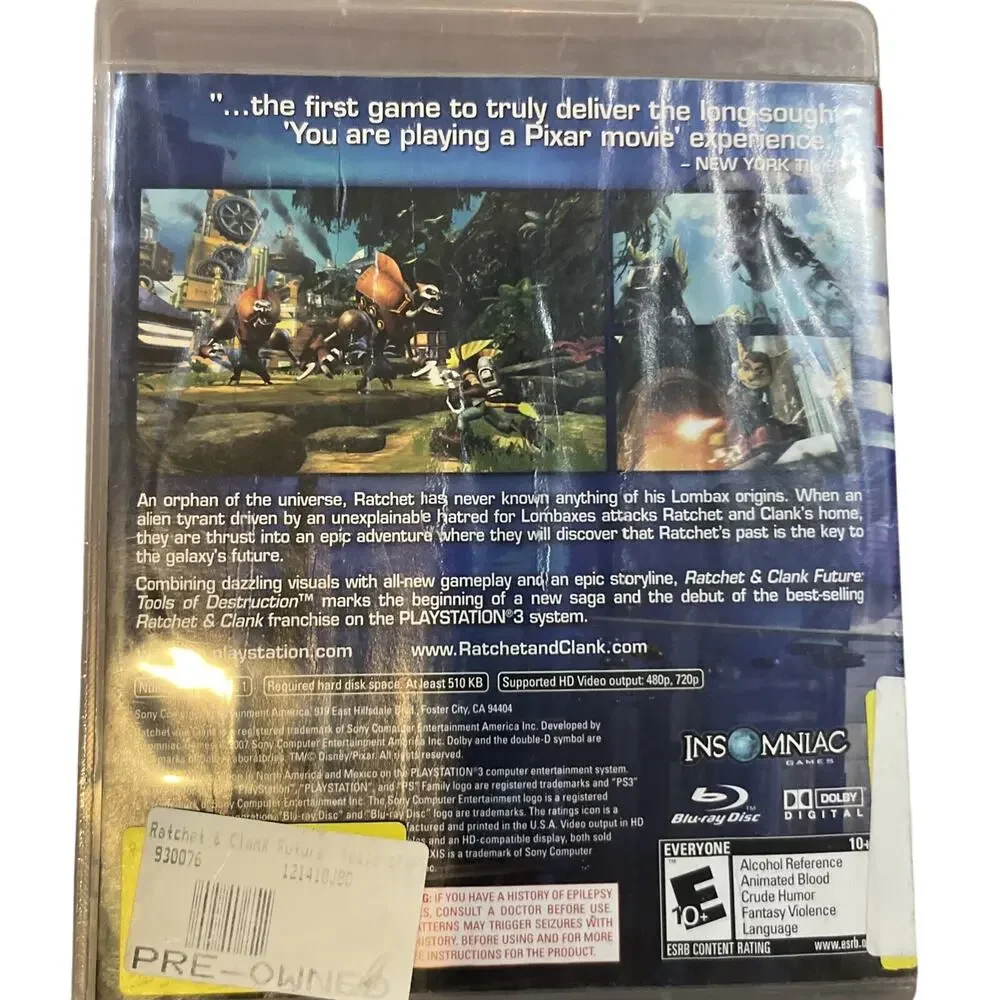Ratchet and Clank Adventure Tools Of Destruction PS3
